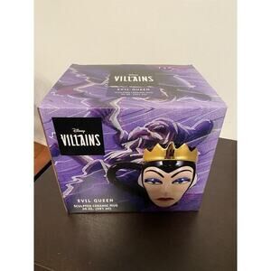 Disney Villains Evil Queen 20 oz. Premium Sculpted‎ Ceramic Mug Snow - Brand New